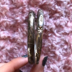 Silver Bangle Set